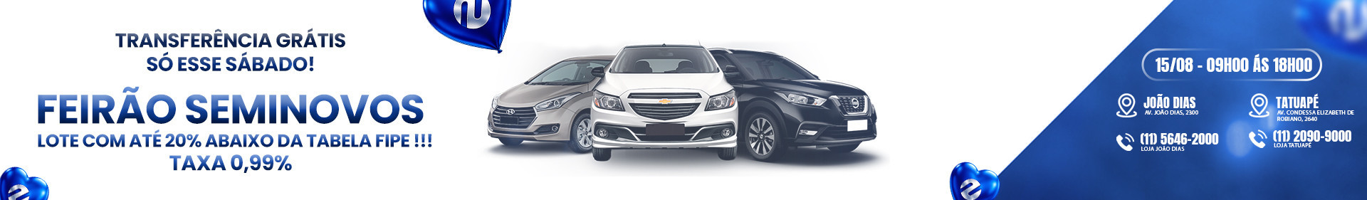 Ofertas de Carros Seminovos Multimarcas em São Paulo