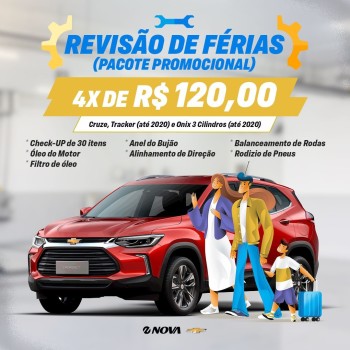 Imagem ilustrativa da oferta de Revisão de Férias - Pacote Promocional