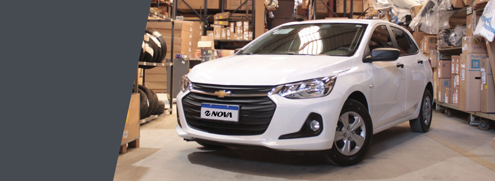 Banner da página do carro Chevrolet Onix Log  0KM
