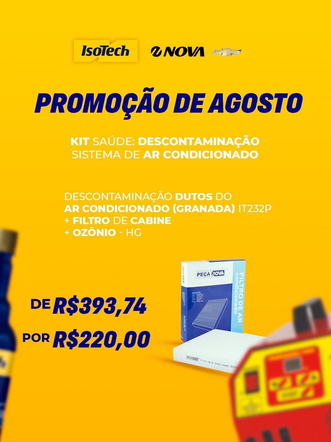 Imagem ilustrativa da oferta de Kit Saúde: