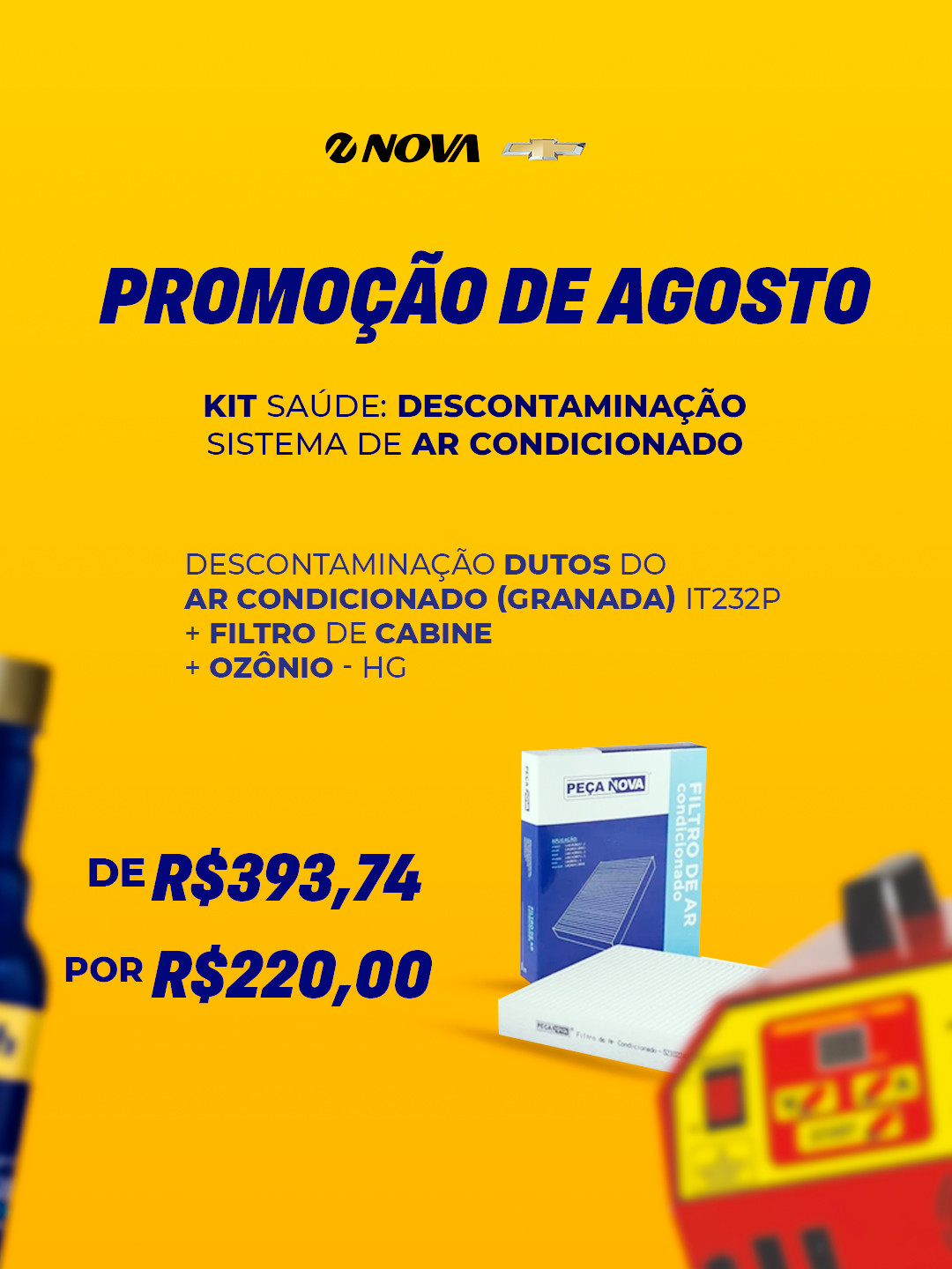 Imagem ilustrativa da oferta de Kit Saúde: