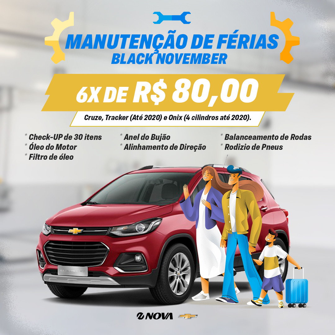 Imagem ilustrativa da oferta de Manutenção de Férias - Black November