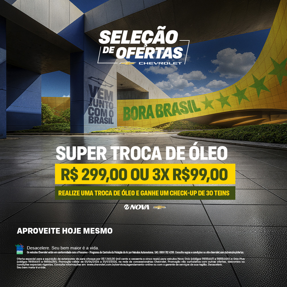 Imagem ilustrativa da oferta de Super Troca de Óleo Chevrolet