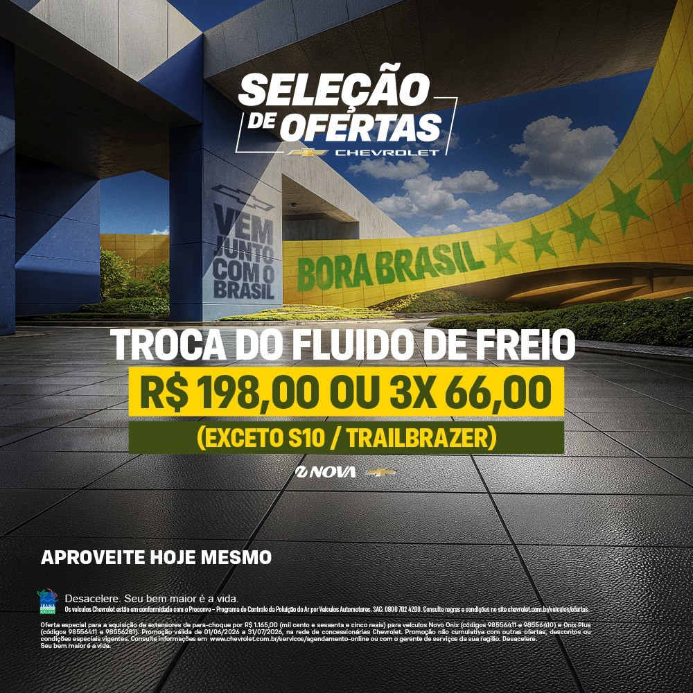 Imagem ilustrativa da oferta de Troca do Fluido de Freio