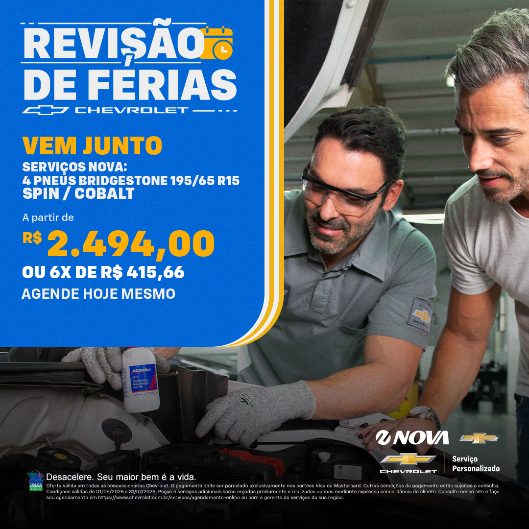 Imagem ilustrativa da oferta de SERVIÇOS NOVA: 4 Pneus Continental 195/65 R15 Spin / Cobalt